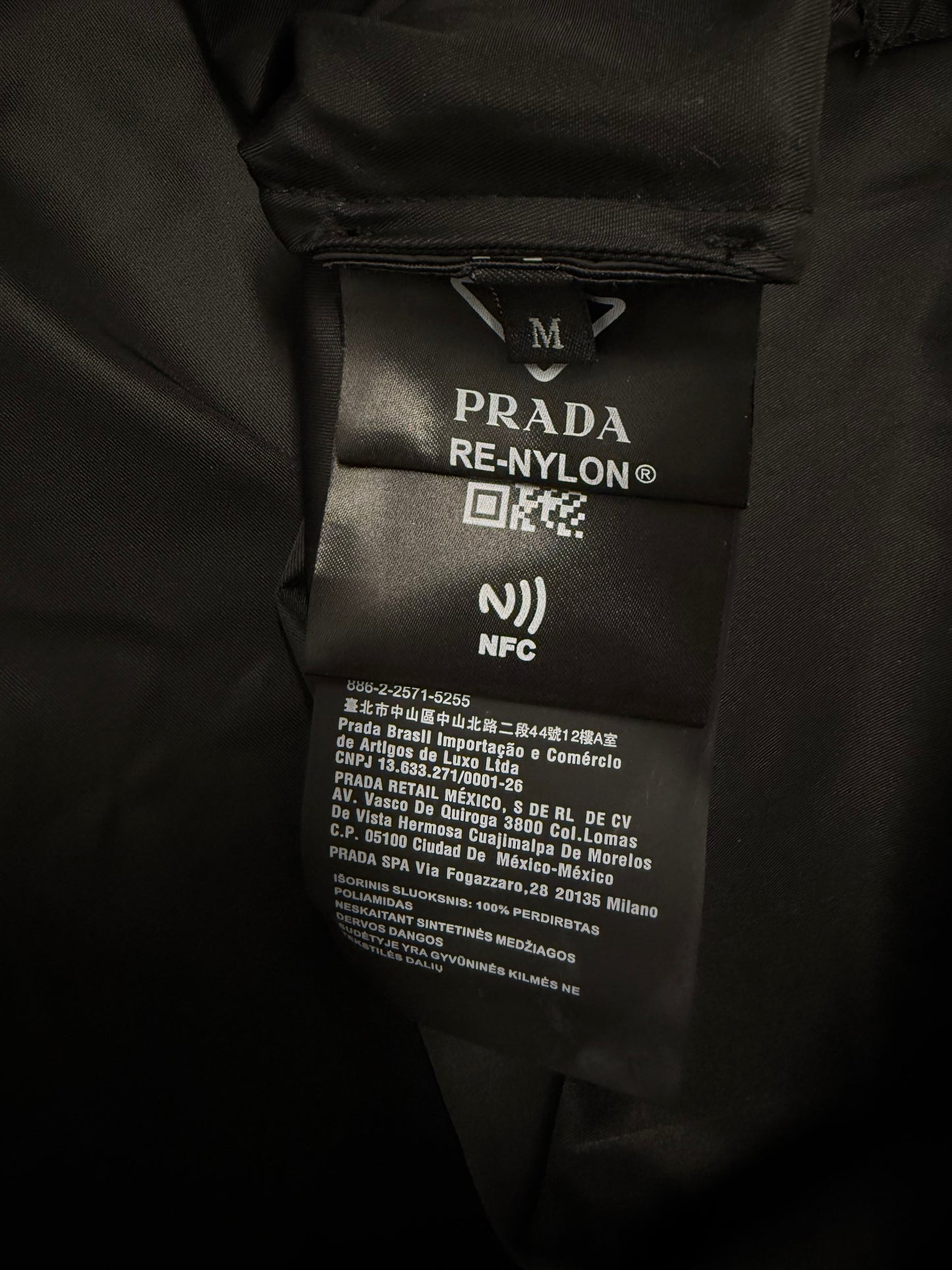 Prada Re-Nylon Logo Plaque Overshirt