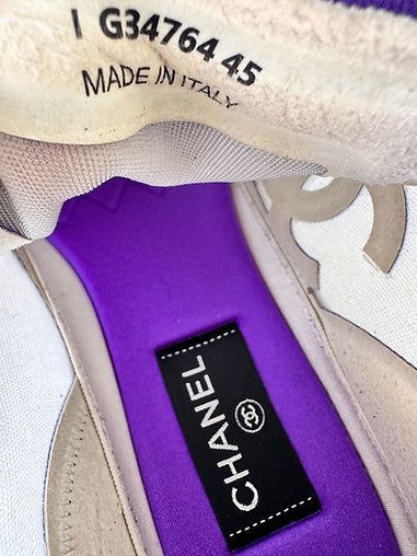 Chanel Interlocking CC Logo Sneakers