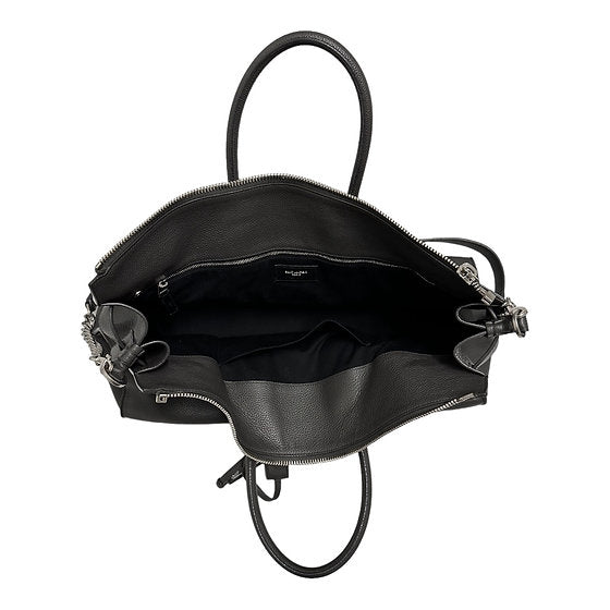 Saint Laurent Sac De Jour Souple Leather Duffle Bag