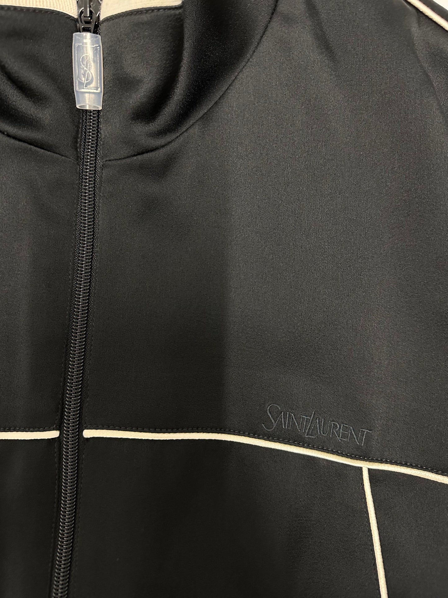 Saint Laurent Satin Crepe Teddy Jacket