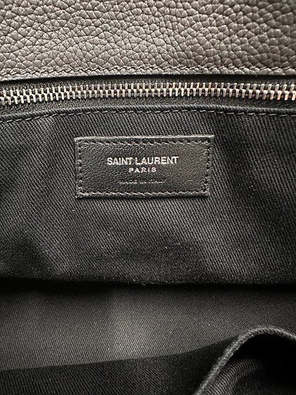 Saint Laurent Sac De Jour Souple Leather Duffle Bag