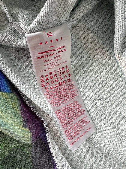 Marni Paint Crew Neck Sweatshirt