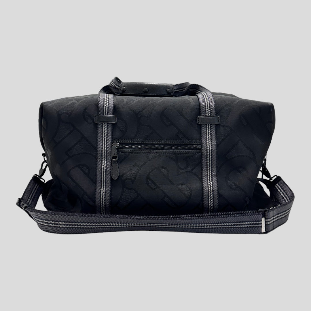 Burberry Monogram Print Holdall Duffle Bag