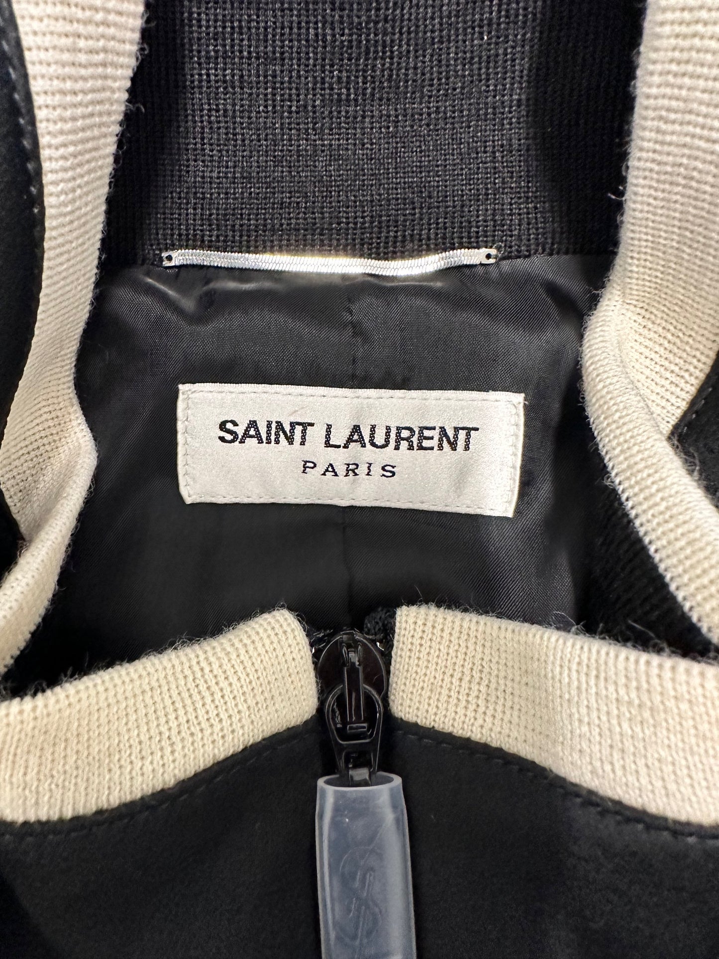 Saint Laurent Satin Crepe Teddy Jacket
