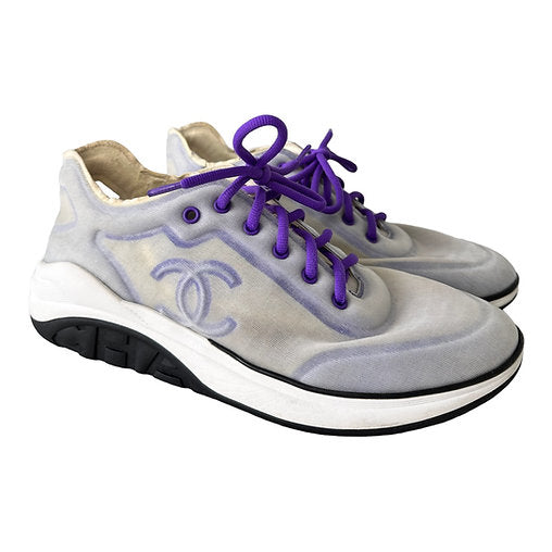 Chanel Interlocking CC Logo Sneakers