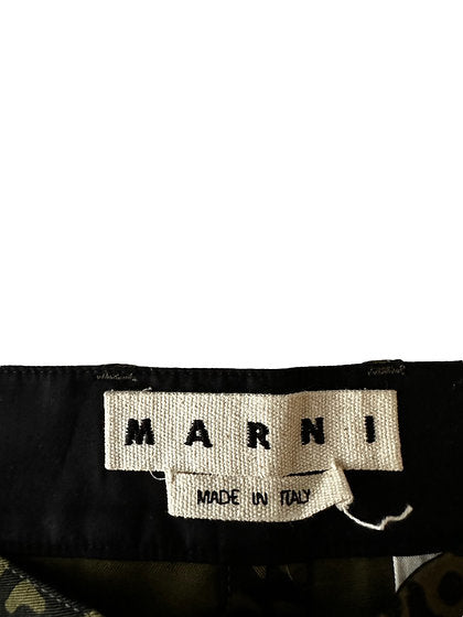 Marni Animal Print Casual Pants
