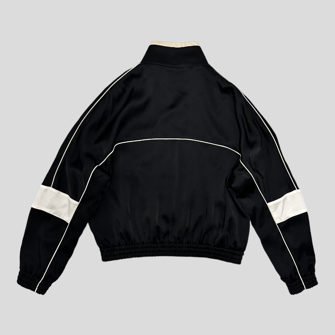 Saint Laurent Satin Crepe Teddy Jacket