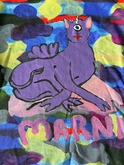 Marni Paint Crew Neck Sweatshirt
