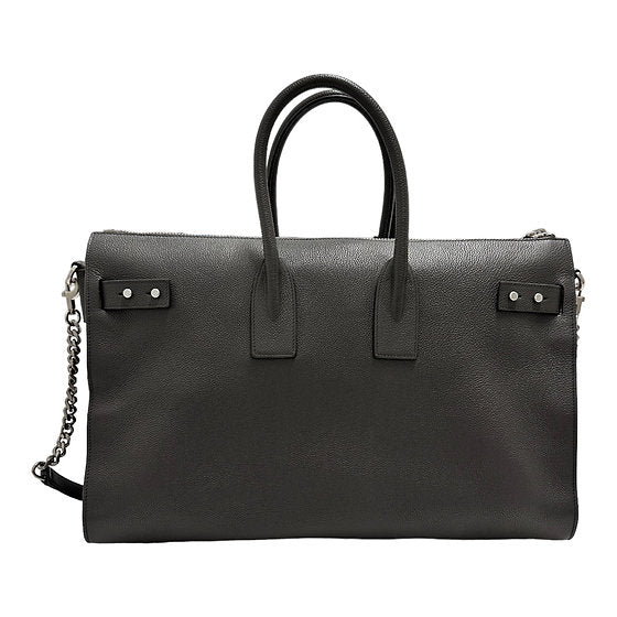 Saint Laurent Sac De Jour Souple Leather Duffle Bag