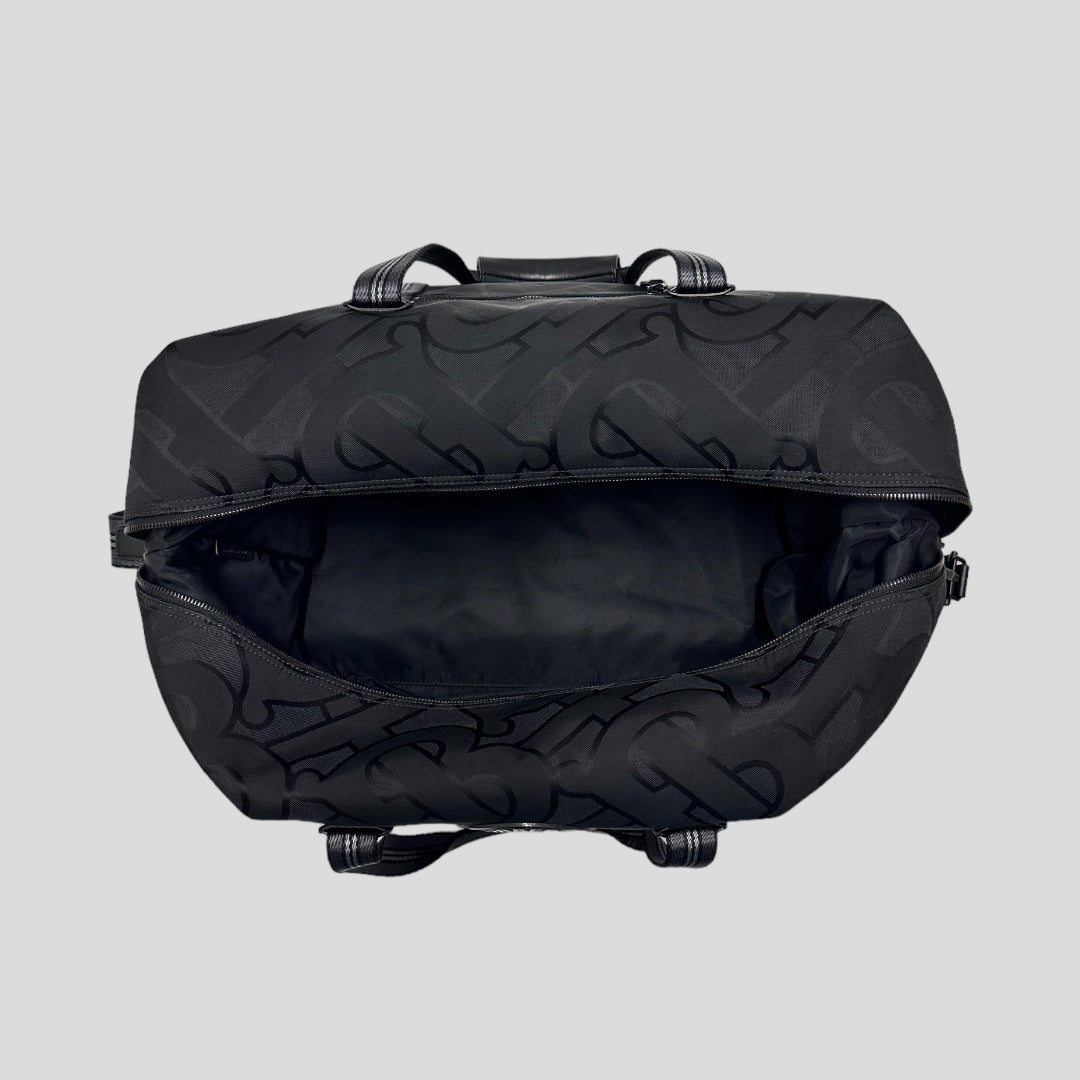Burberry Monogram Print Holdall Duffle Bag