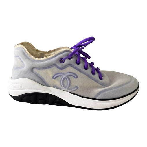 Chanel Interlocking CC Logo Sneakers