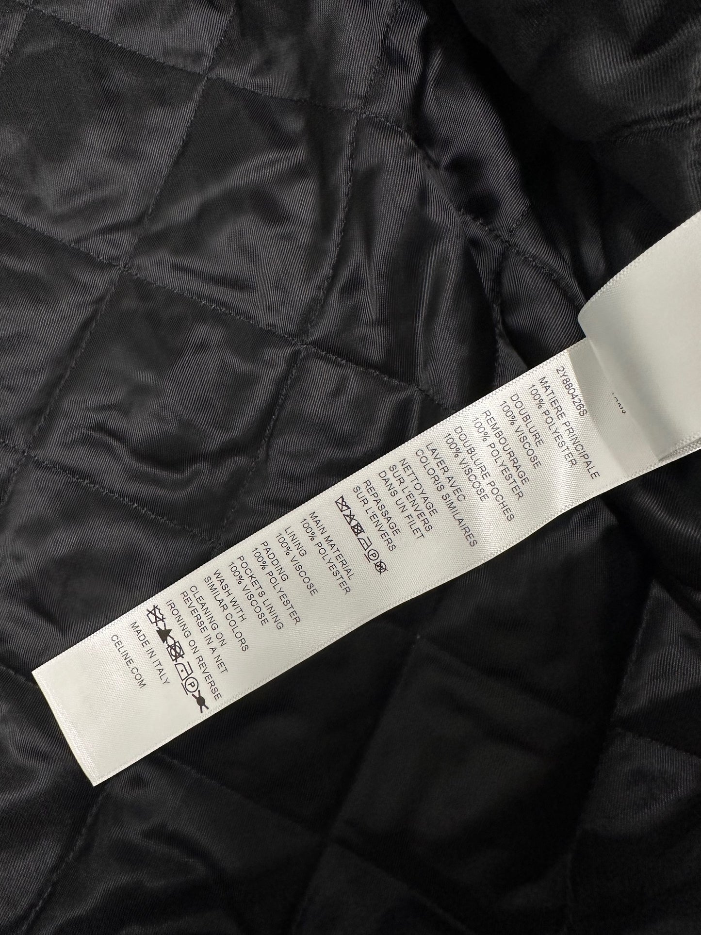 Celine Double Face Jersey Track Jacket
