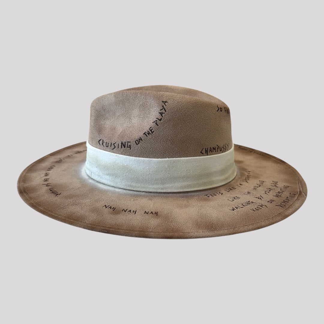 Teressa Foglia 1/1 Unisex Wide Brim Hat Burning Man