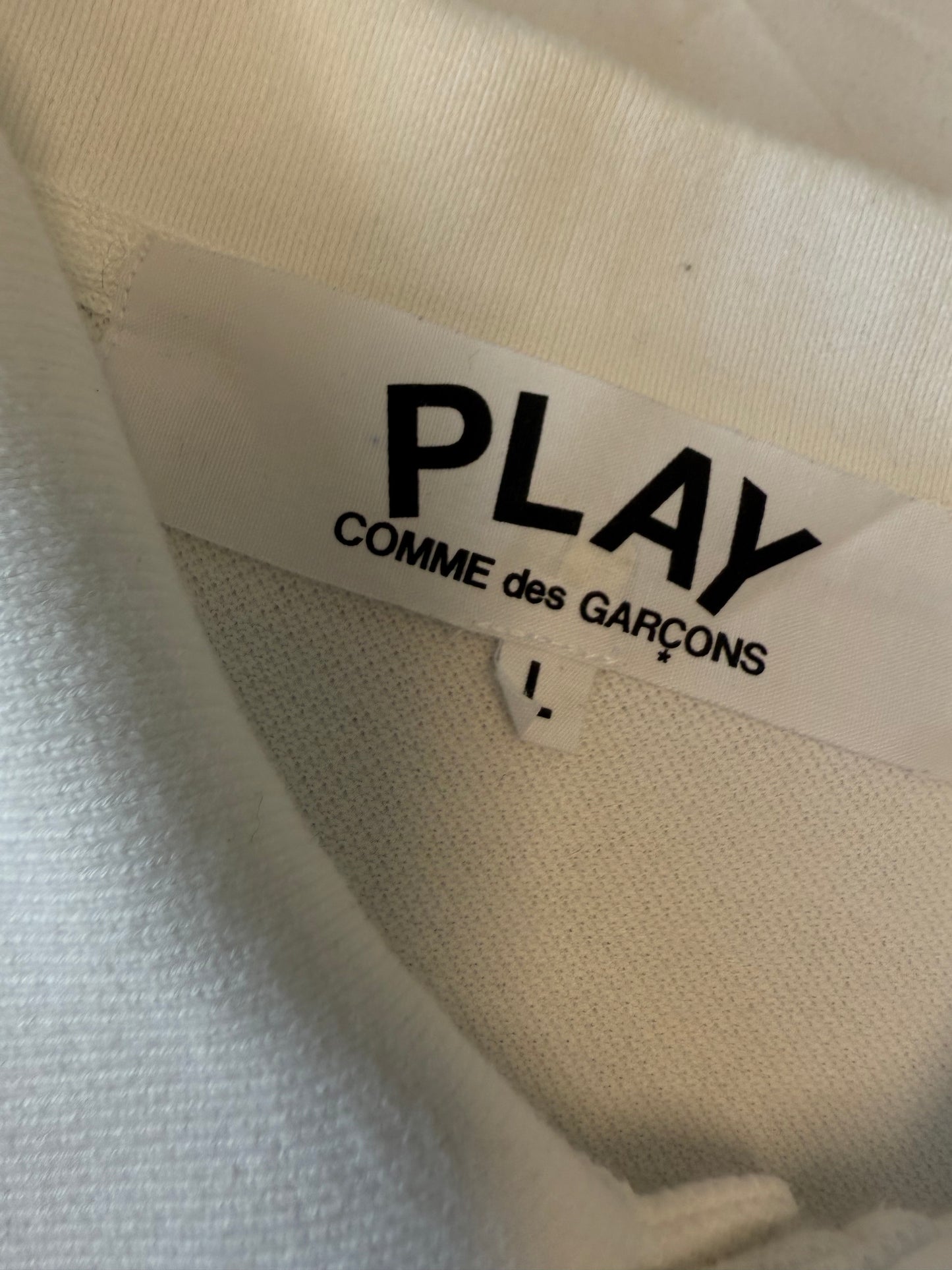 Comme des Garçons PLAY Embroidered Heart Polo Shirt