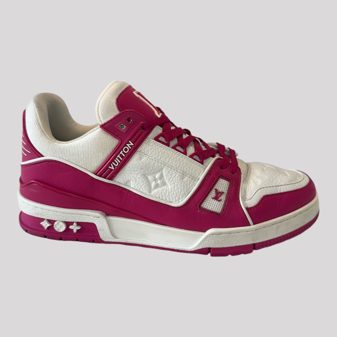 Louis Vuitton Calfskin Embossed Monogram LV Trainer