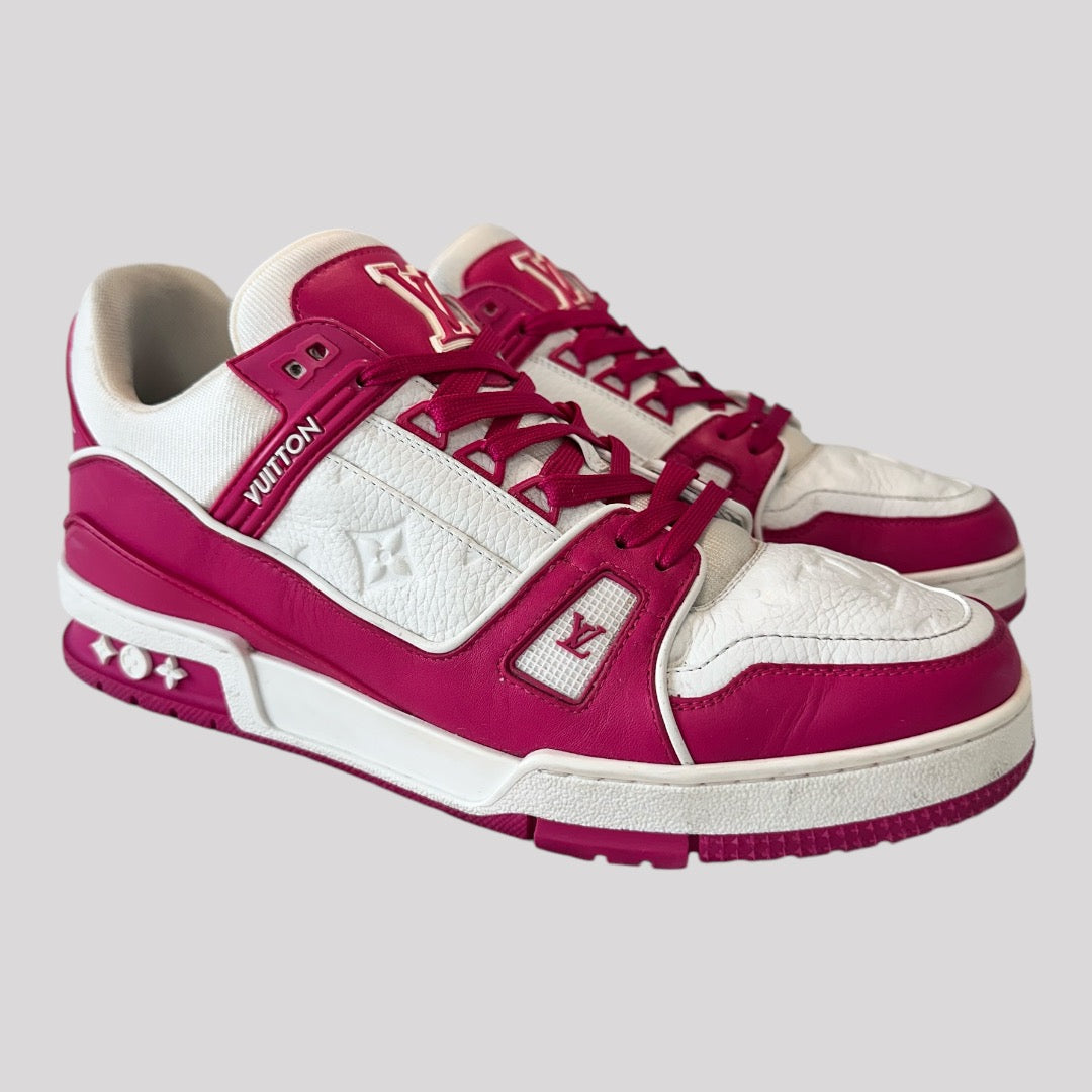 Louis Vuitton Calfskin Embossed Monogram LV Trainer