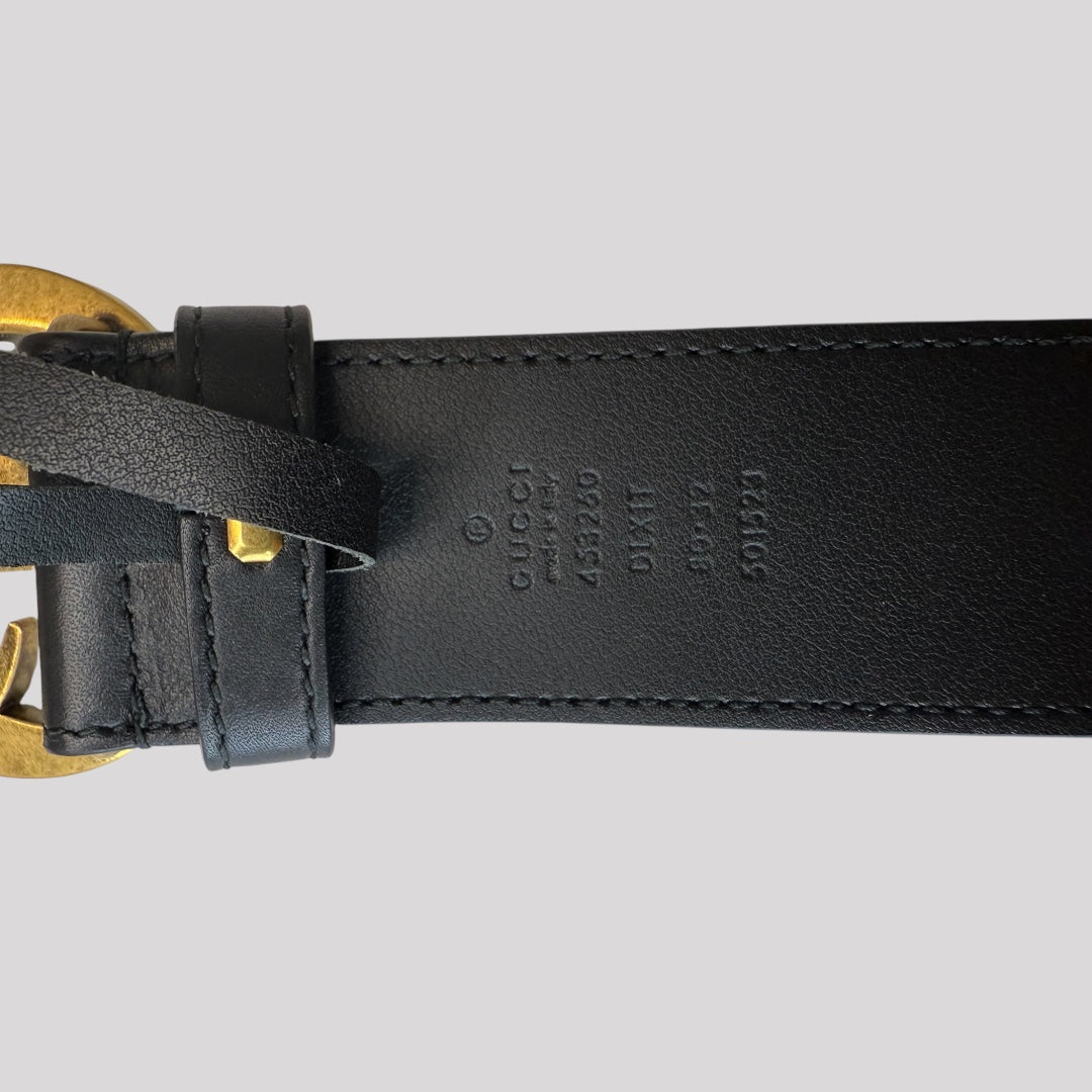 Gucci Double G Pearl Embellished Belt