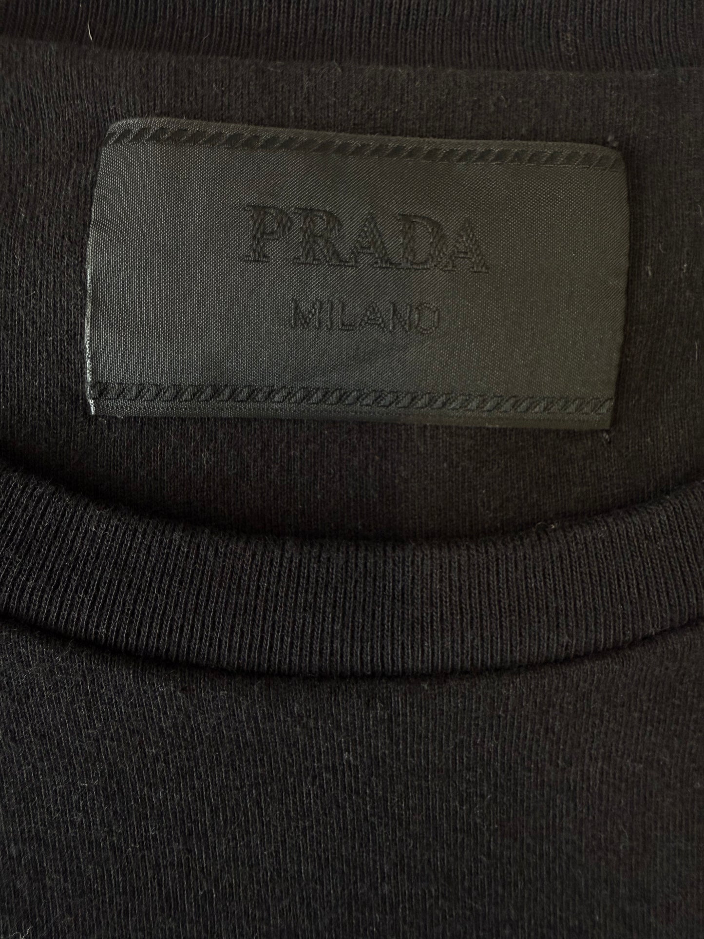 Prada Logo Printed Crewneck T-Shirt