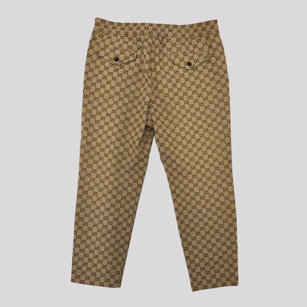 Gucci GG Monogram Cotton Canvas Pants