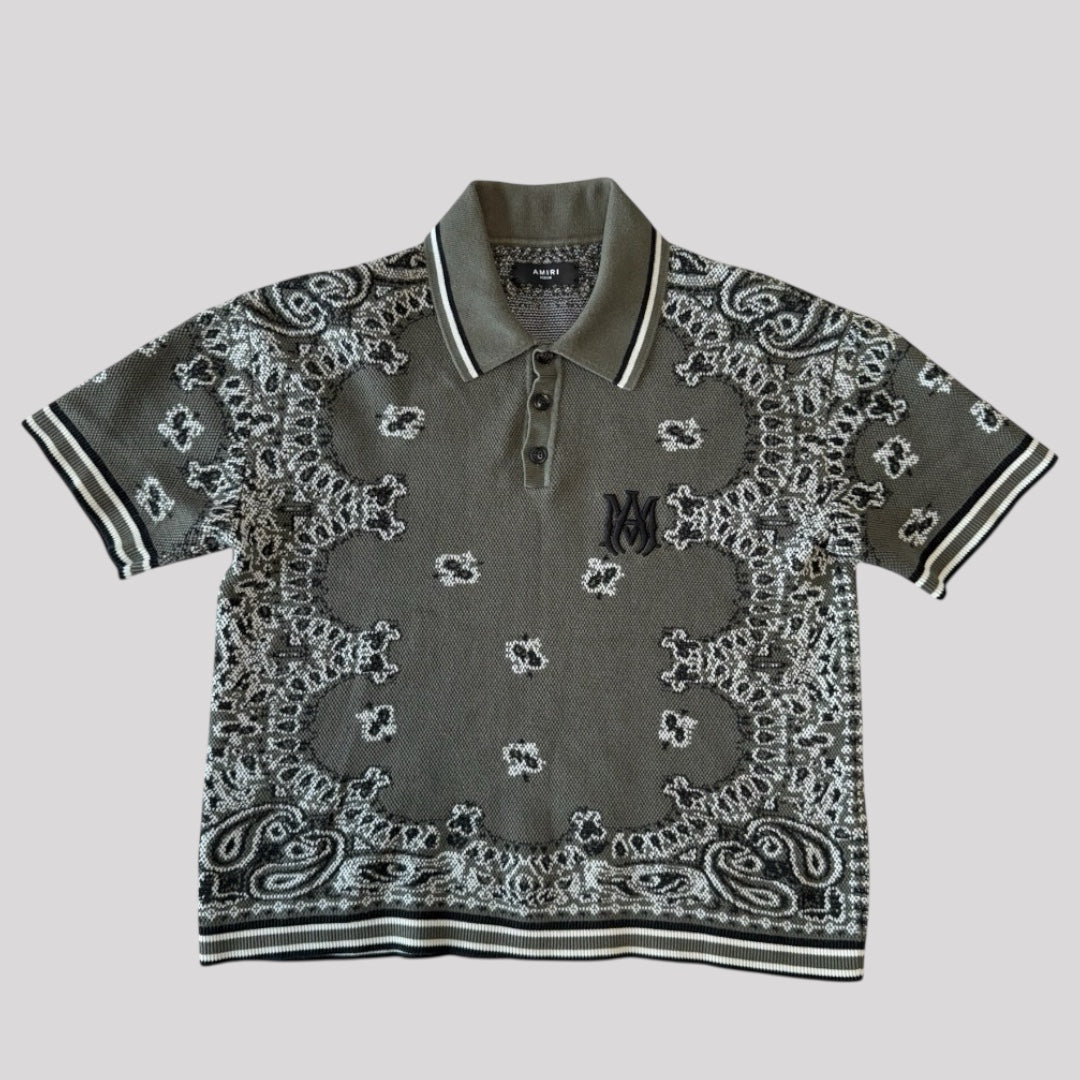 Amiri Patterned Polo Shirt