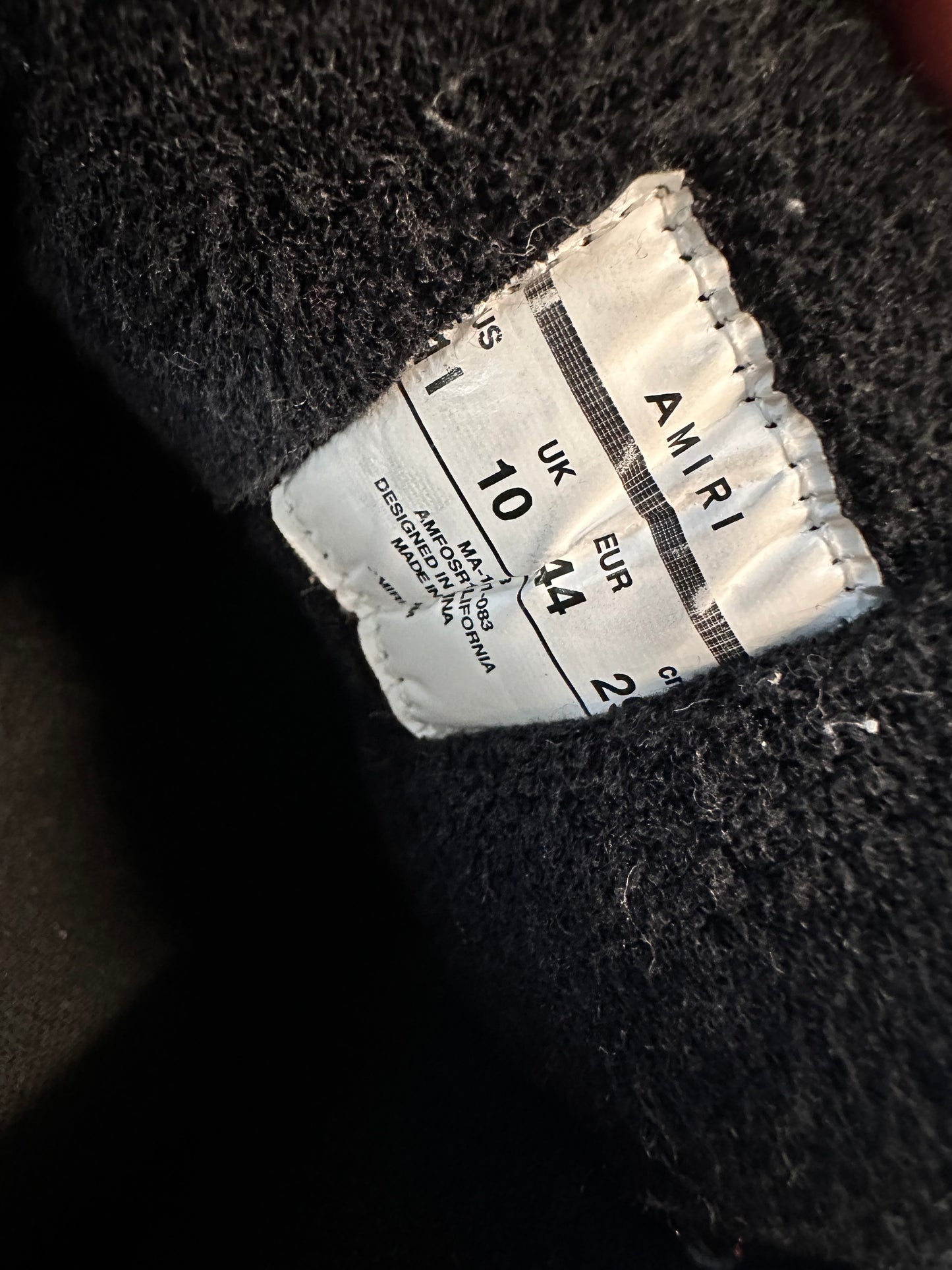 Amiri Leather MA-1 Sneakers