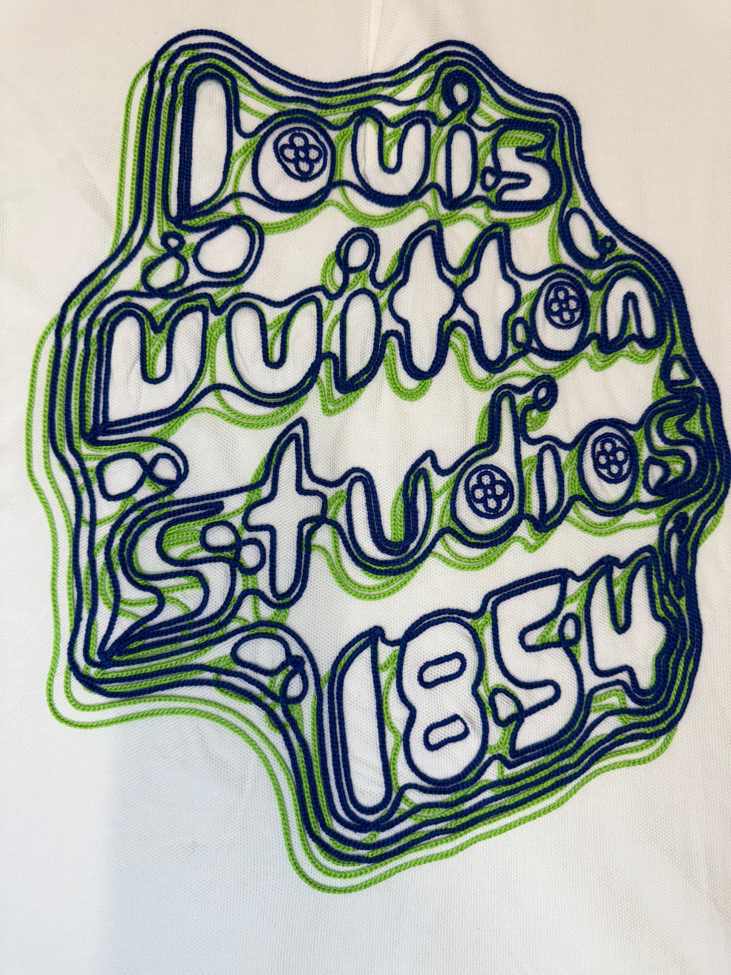 Louis Vuitton Embroidered Logo Cotton Polo Shirt