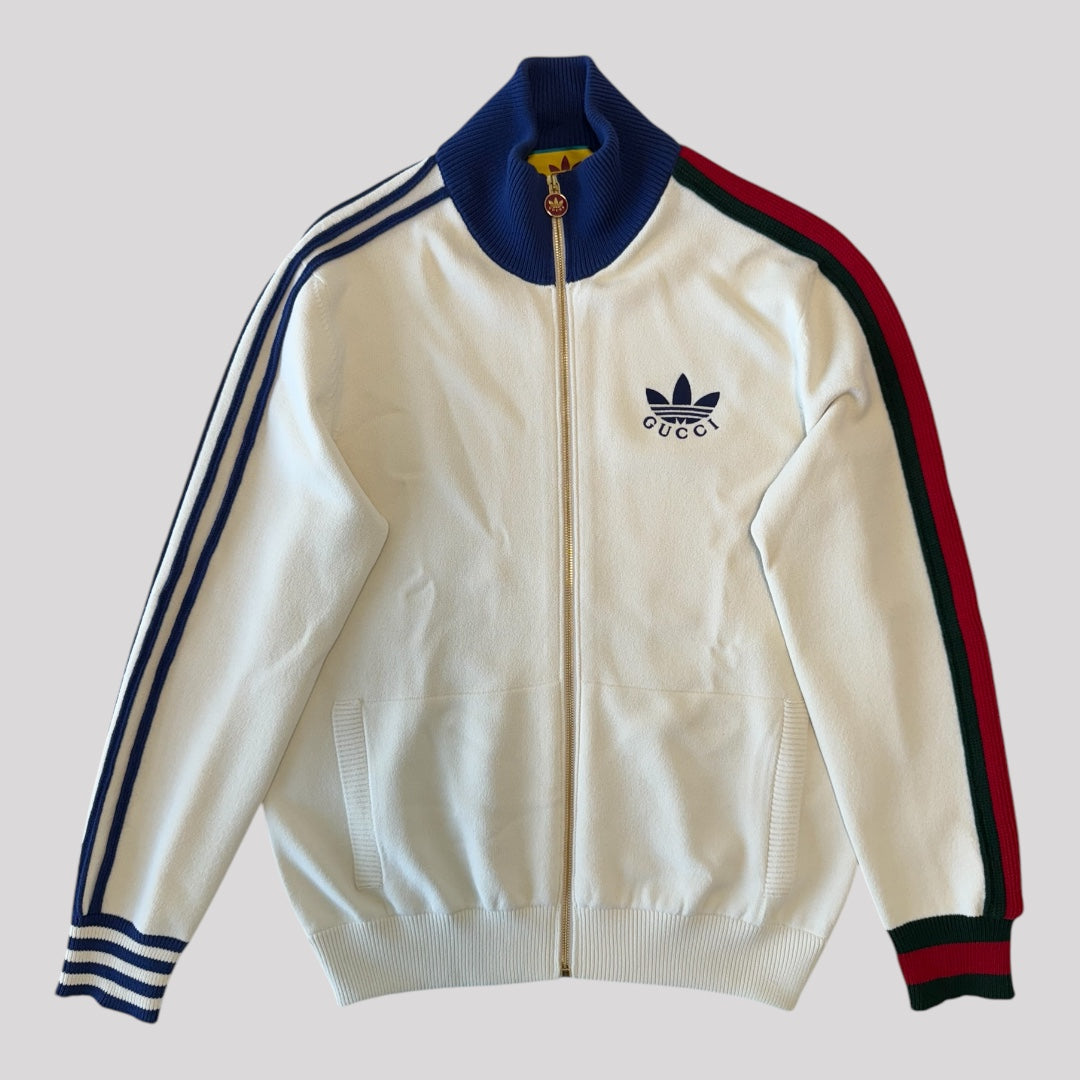 Gucci Adidas Viscose Zip-Up Jacket