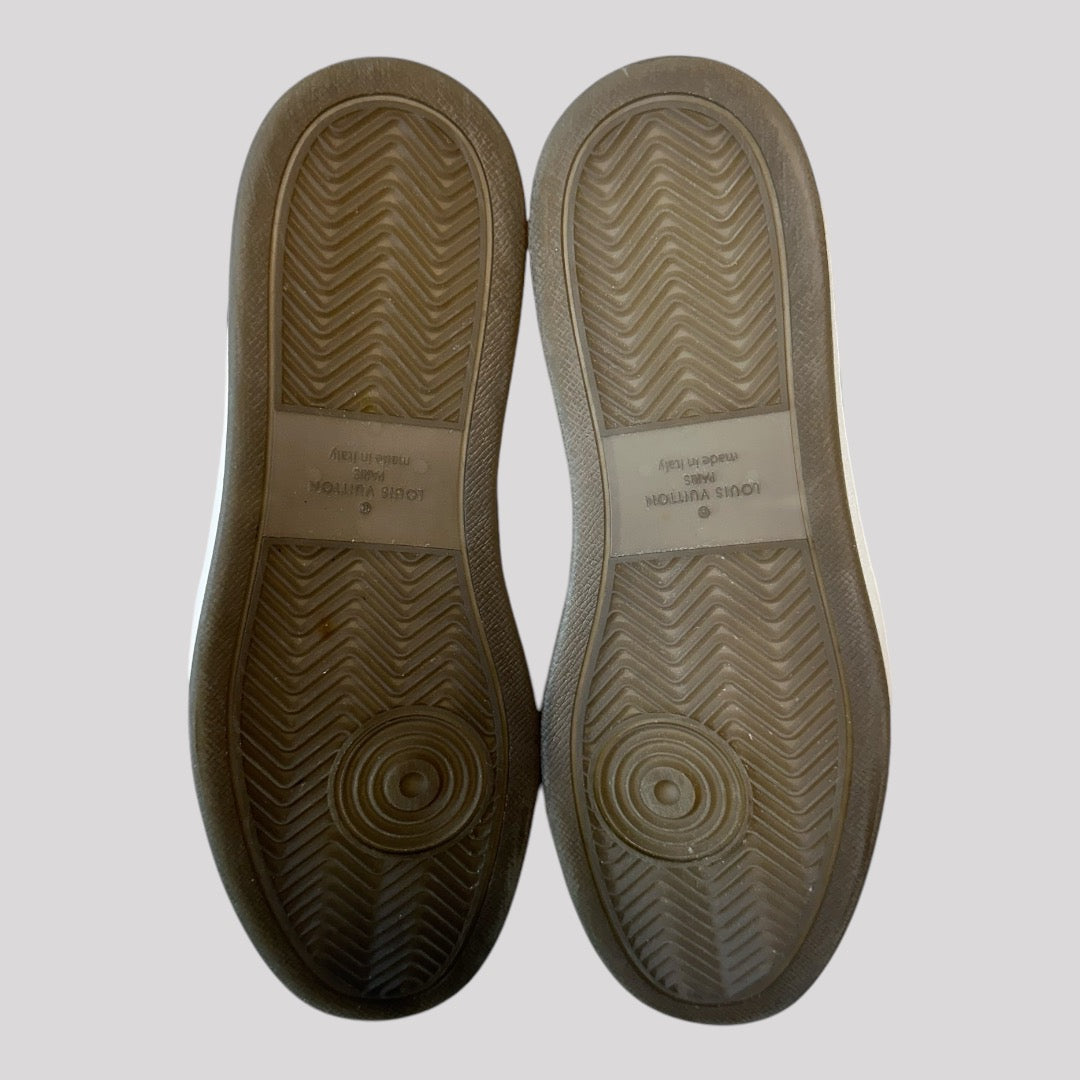Louis Vuitton Calfskin Monogram Rivoli Sneakers