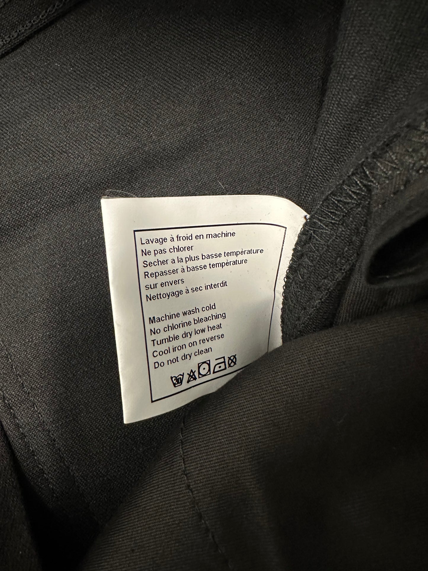 Chanel Employee CC Logo Button Straight Leg Jeans
