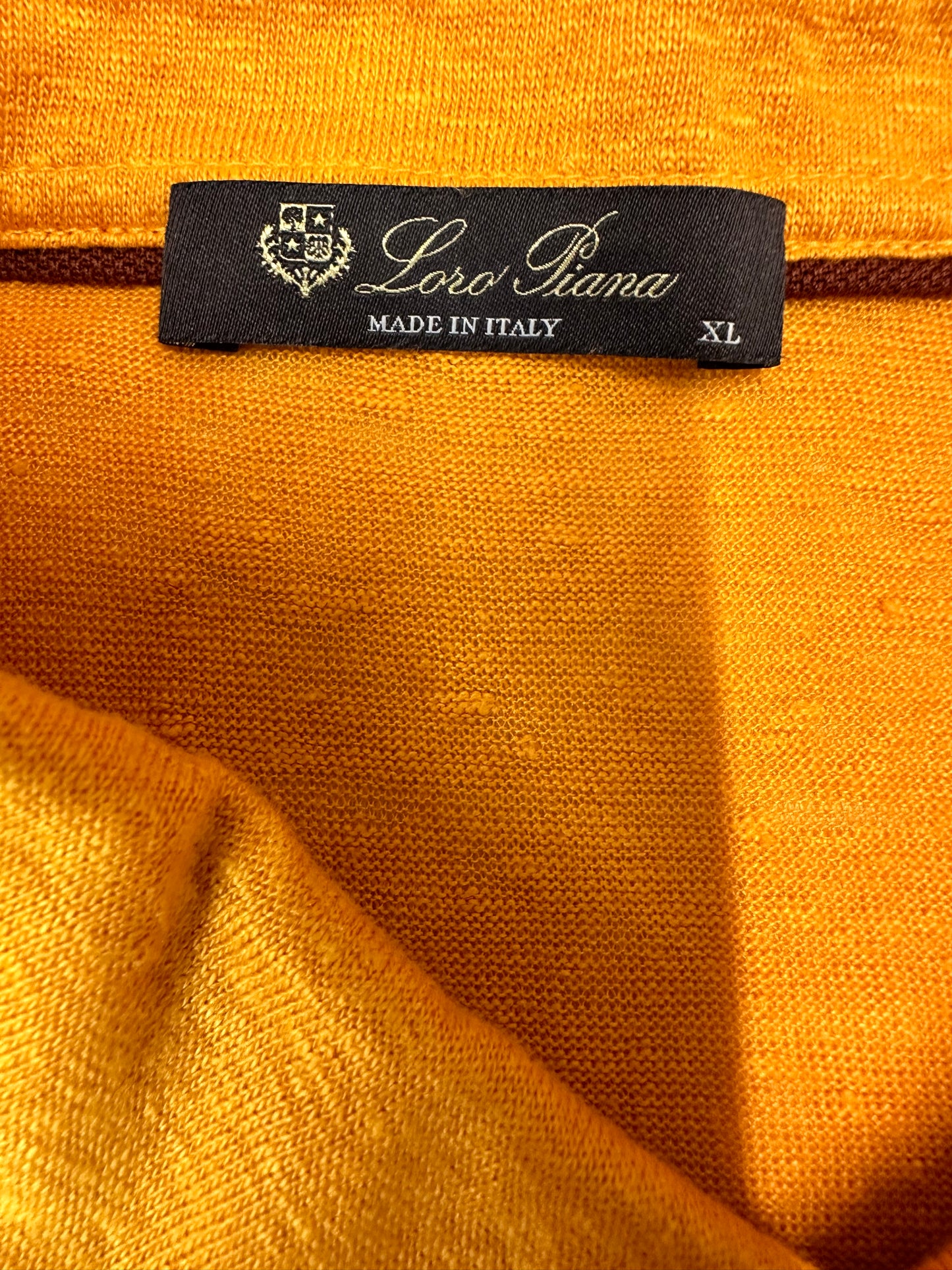 Loro Piana Linen Polo Shirt