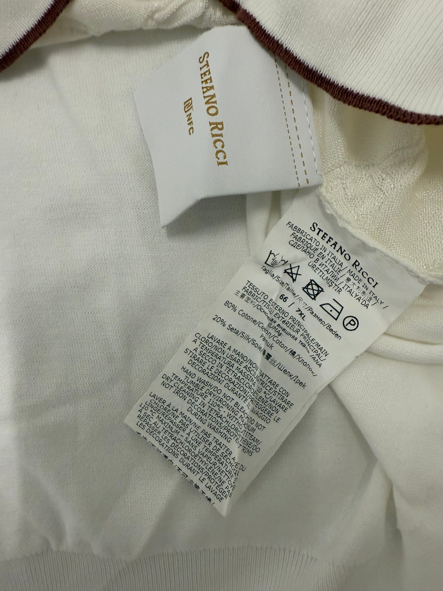 Stefano Ricci Logo Cotton Polo Shirt