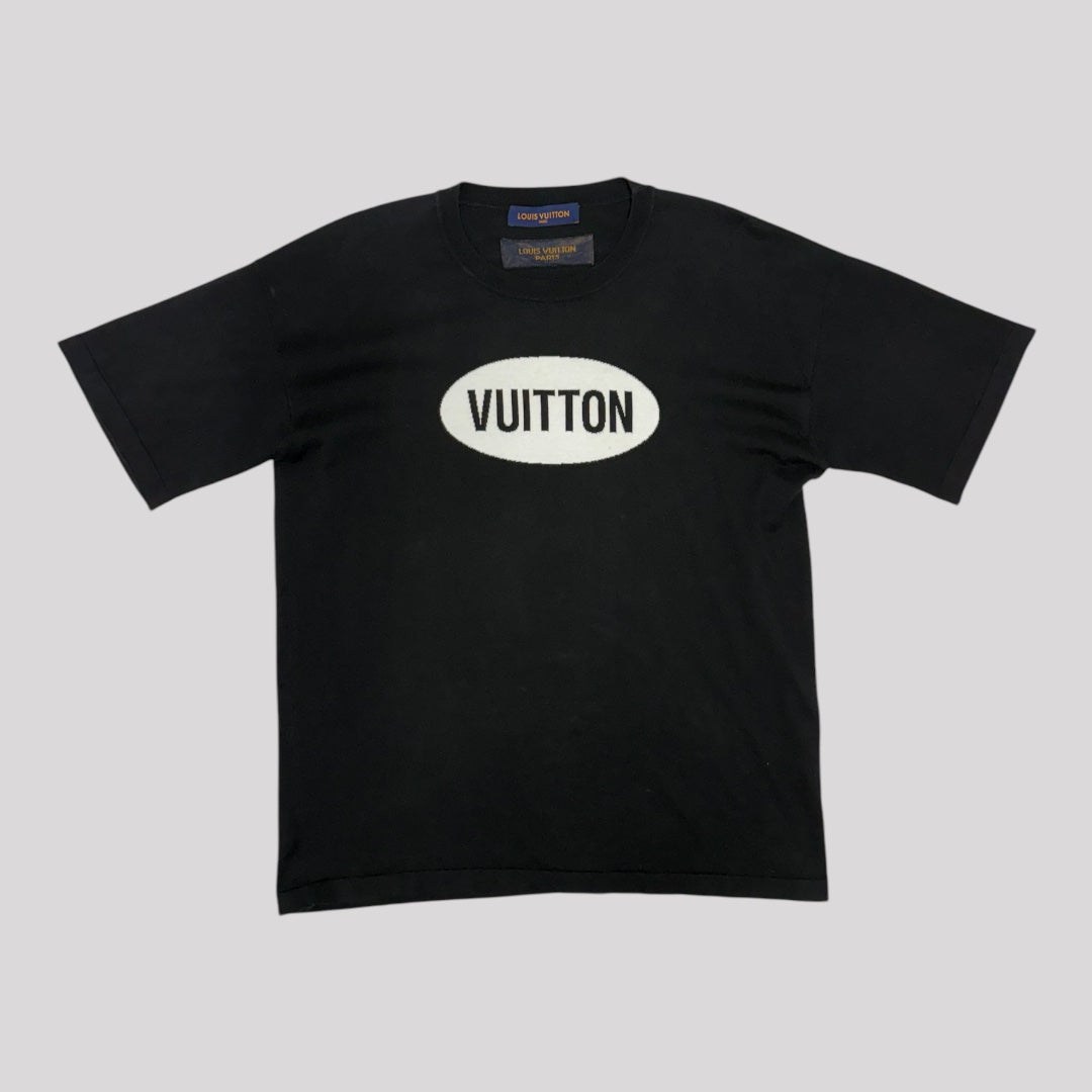 Louis Vuitton Logo Knitted T-Shirt