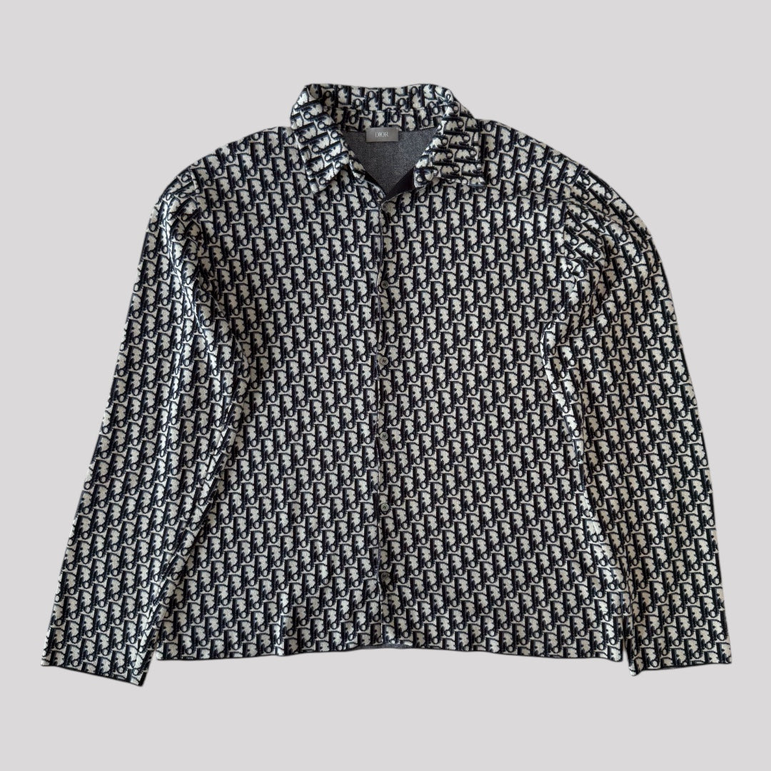 Dior Oblique Monogram Long Sleeve Shirt