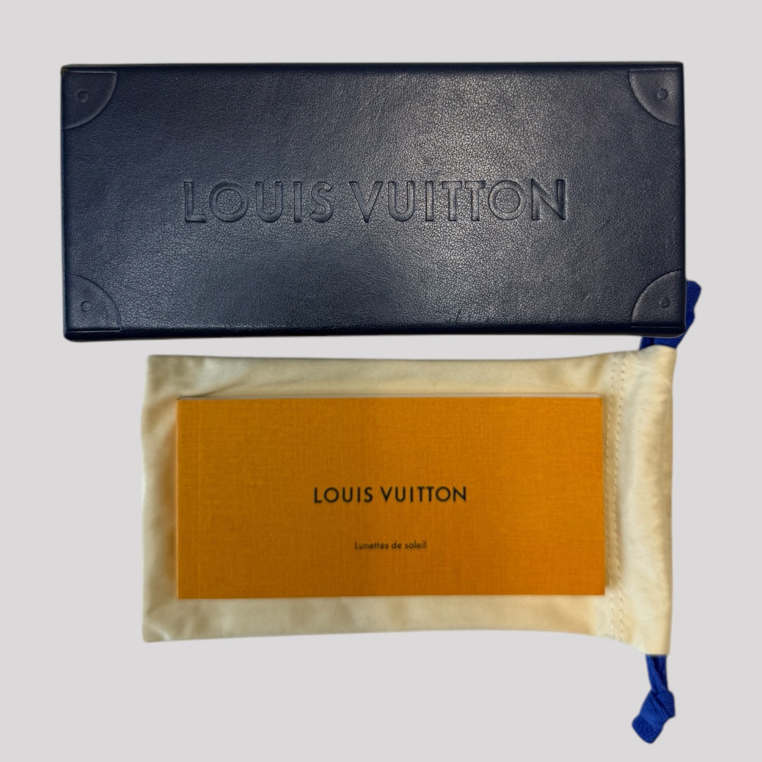 Louis Vuitton Cyclone Crystal Flower Mask Sunglasses