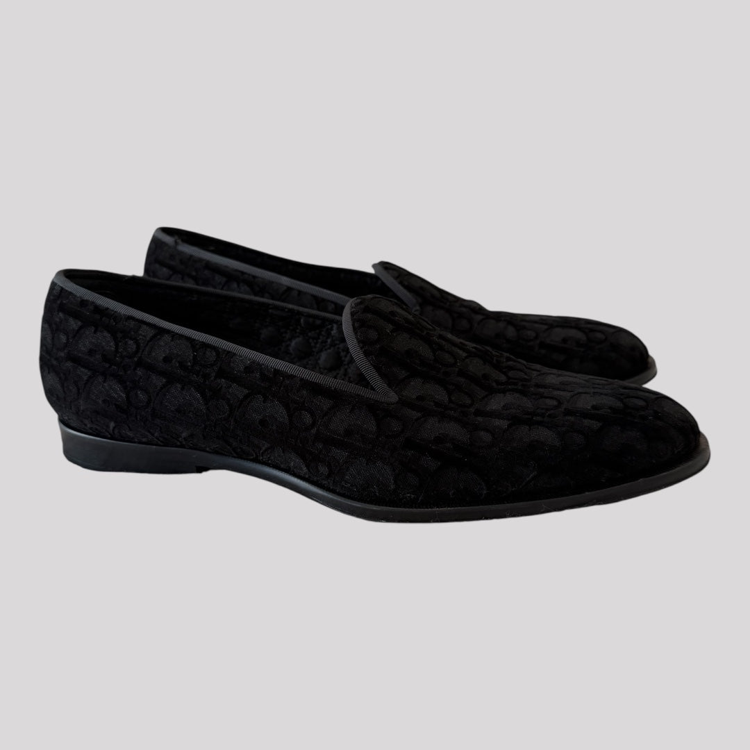 Dior Timeless Oblique Velvet Loafer