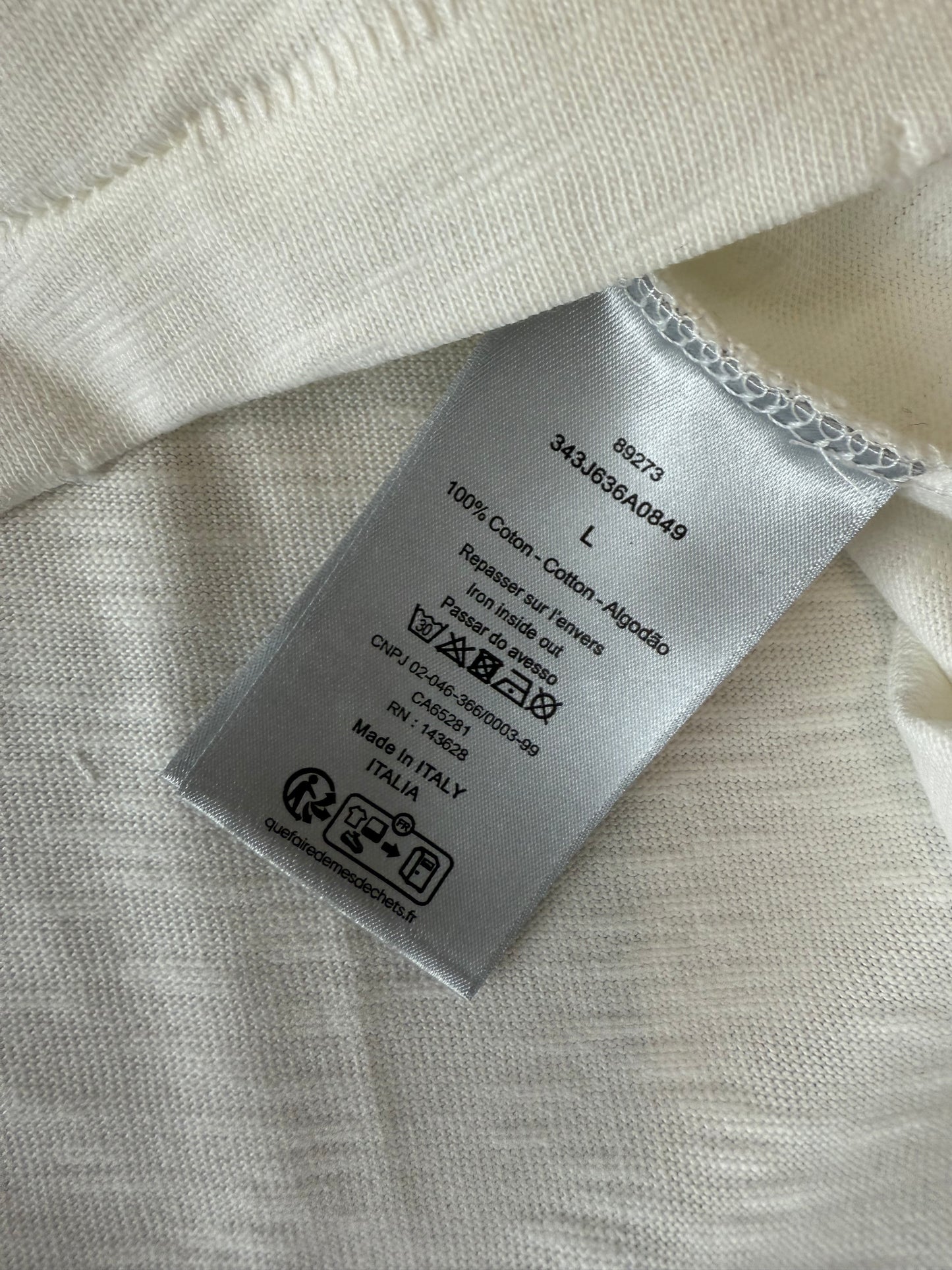 Christian Dior Couture Distressed Effect T-Shirt