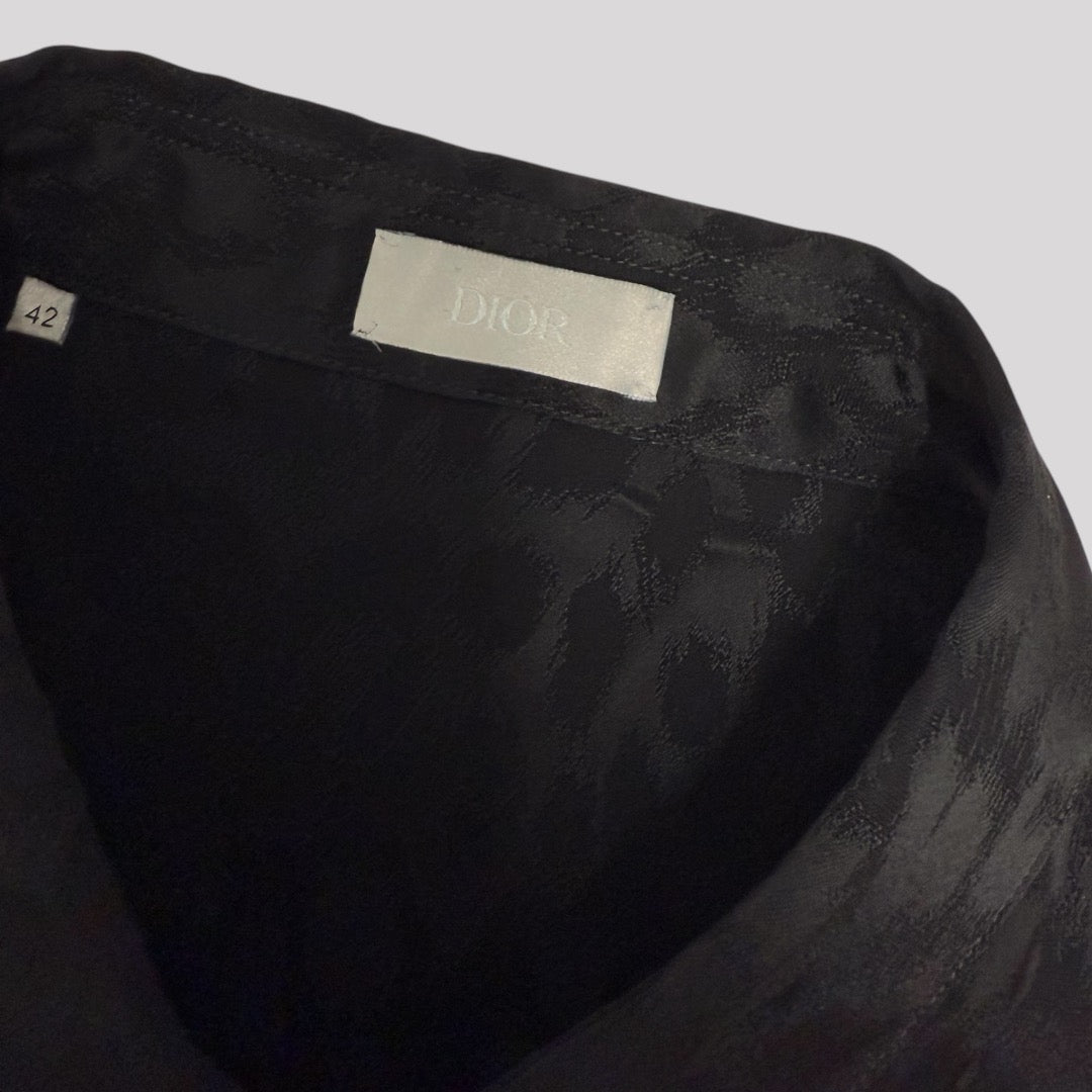 Dior Tonal Leopard Print Shirt