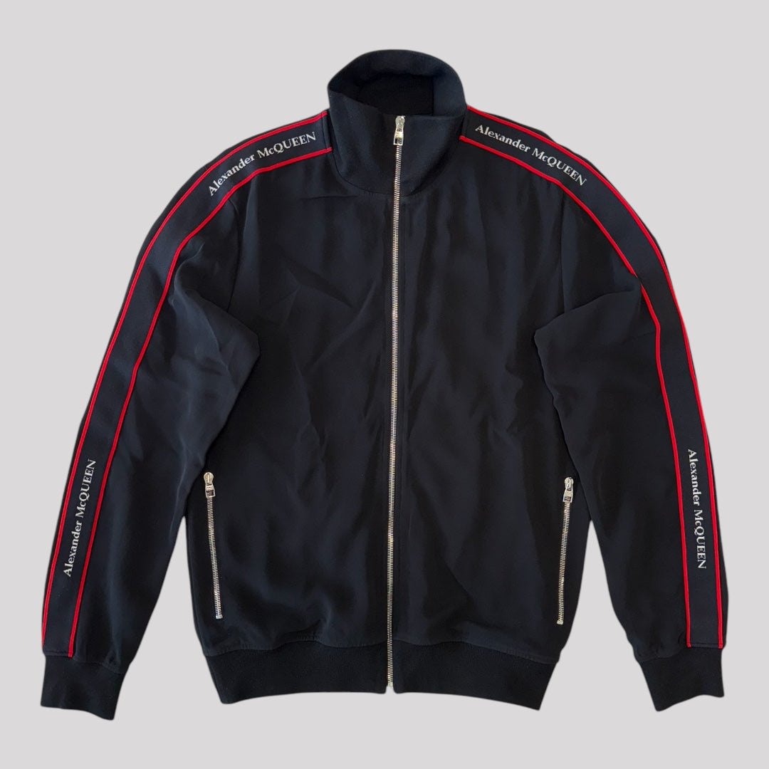 Alexnader McQueen Black Track Jacket
