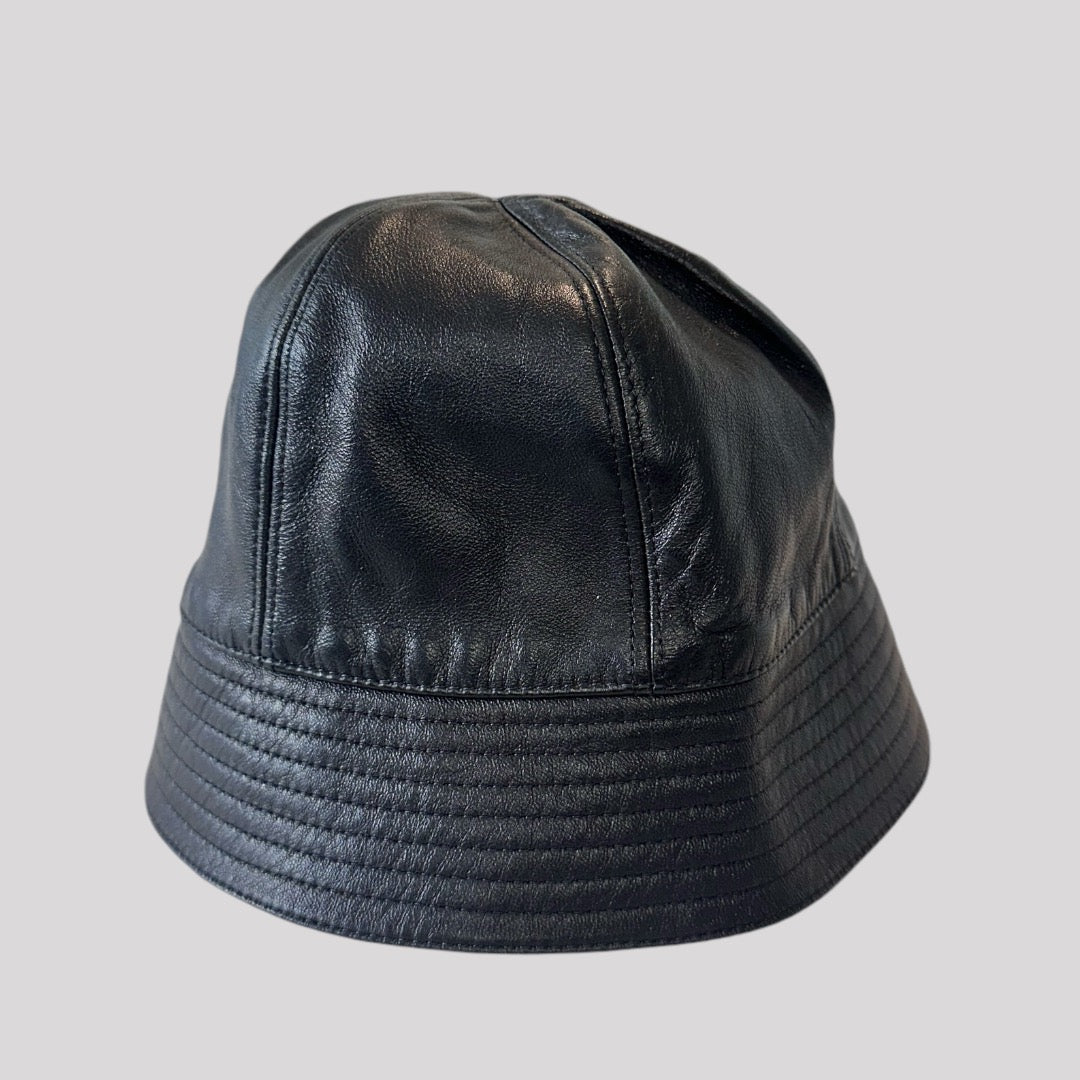 Loewe Leather Logo Bucket Hat