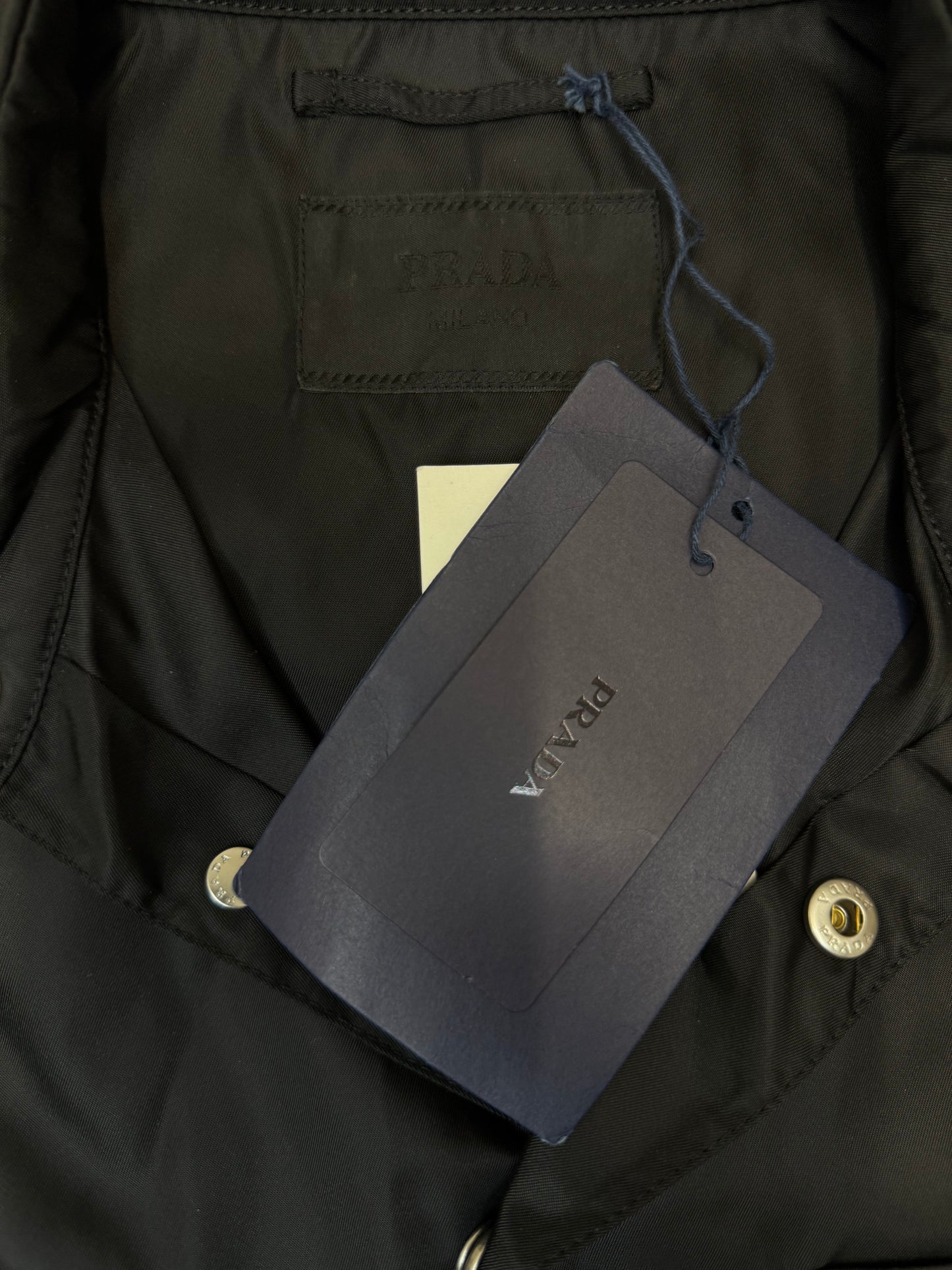Prada Re-Nylon Logo Plaque Overshirt