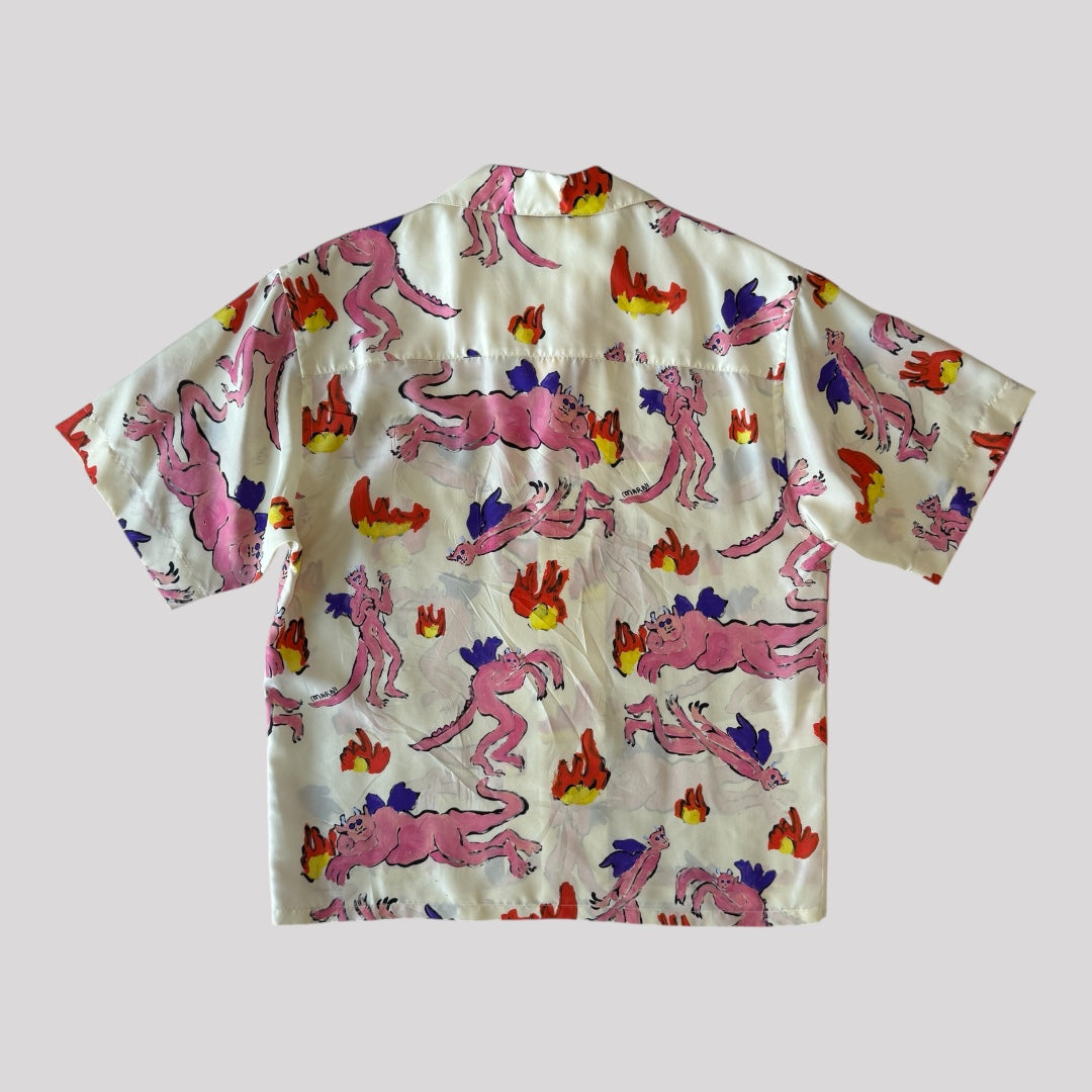 Marni Devils Silk Camp Shirt