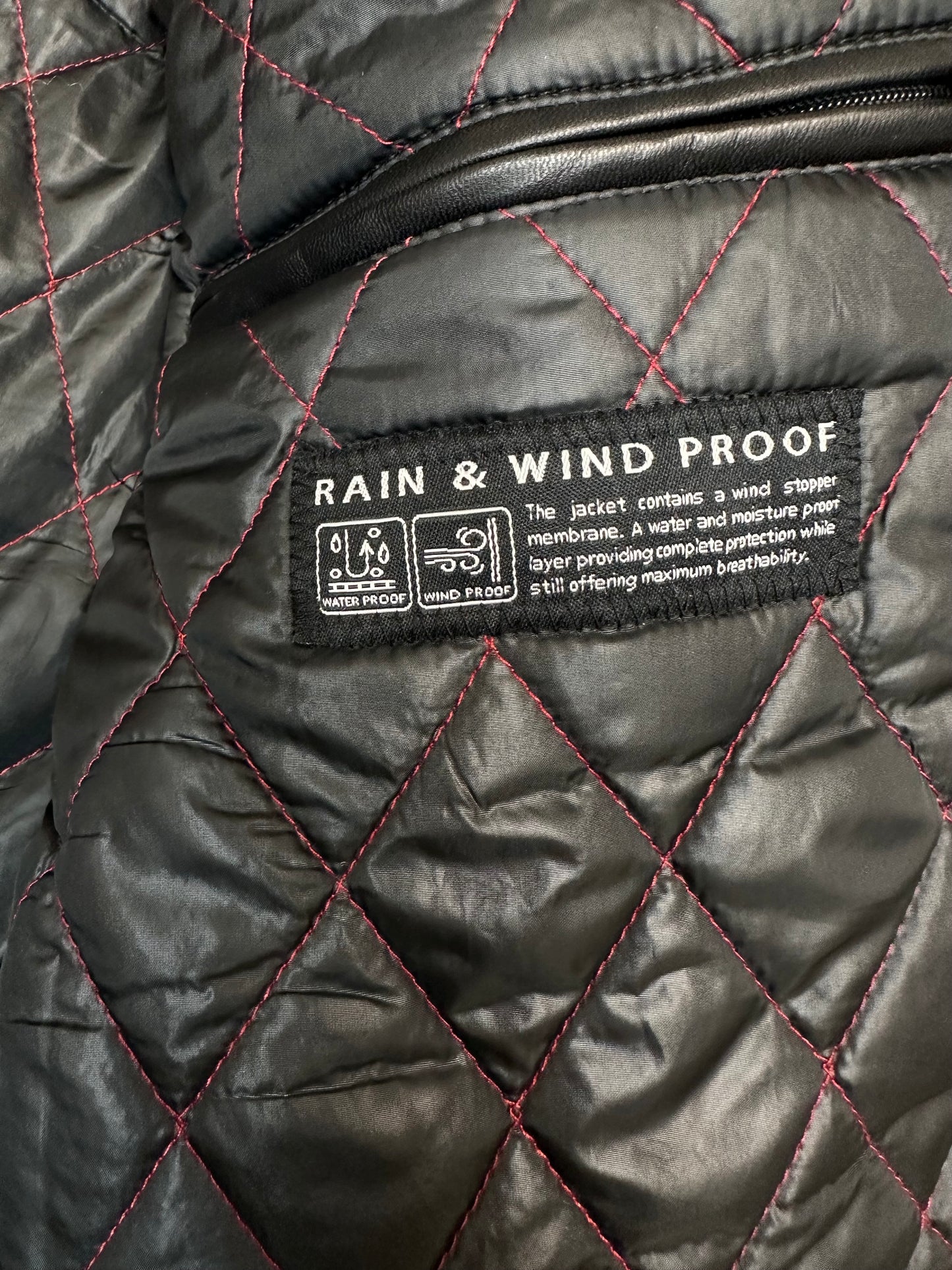 Balmain Paris Biker Synthetic Leather Jacket