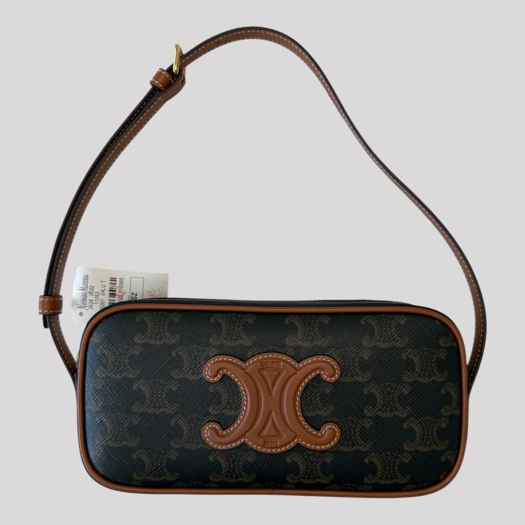 Celine Triomphe Canvas Mini Camera Shoulder Bag