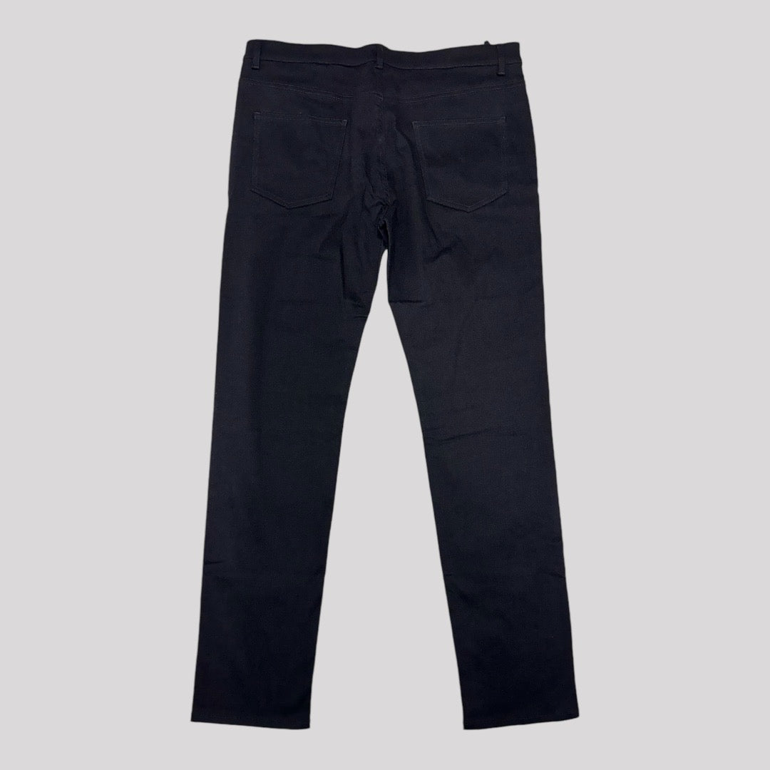 Chanel Employee Tiger CC Logo Button Straight Leg Jeans