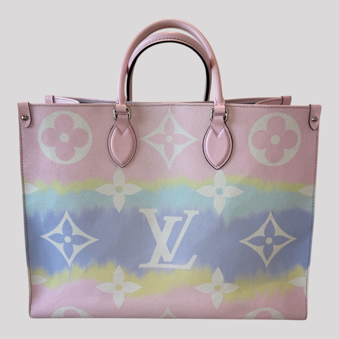 Louis Vuitton Monogram Escale Onthego GM Pastel