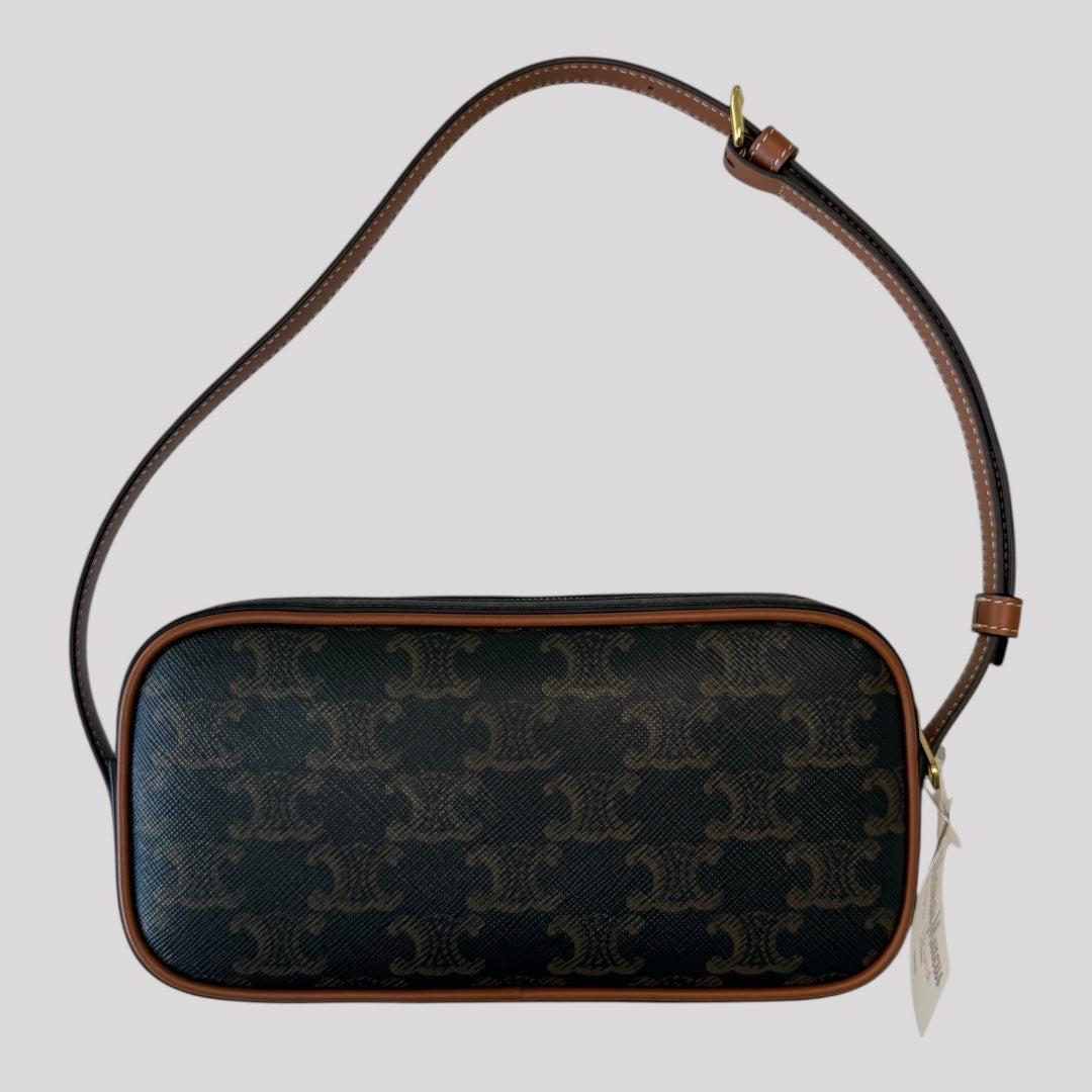 Celine Triomphe Canvas Mini Camera Shoulder Bag