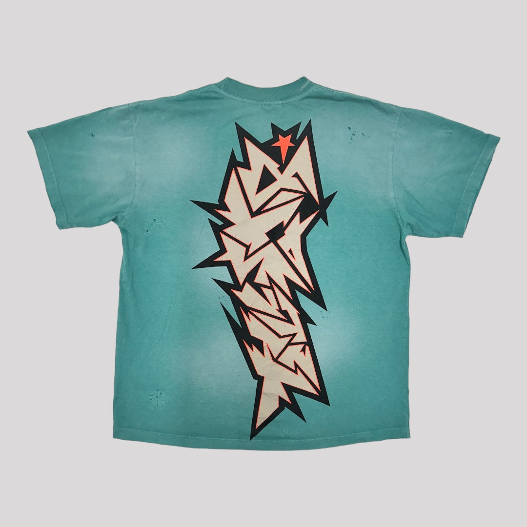 Hellstar Cracked/Distressed Logo T-Shirt