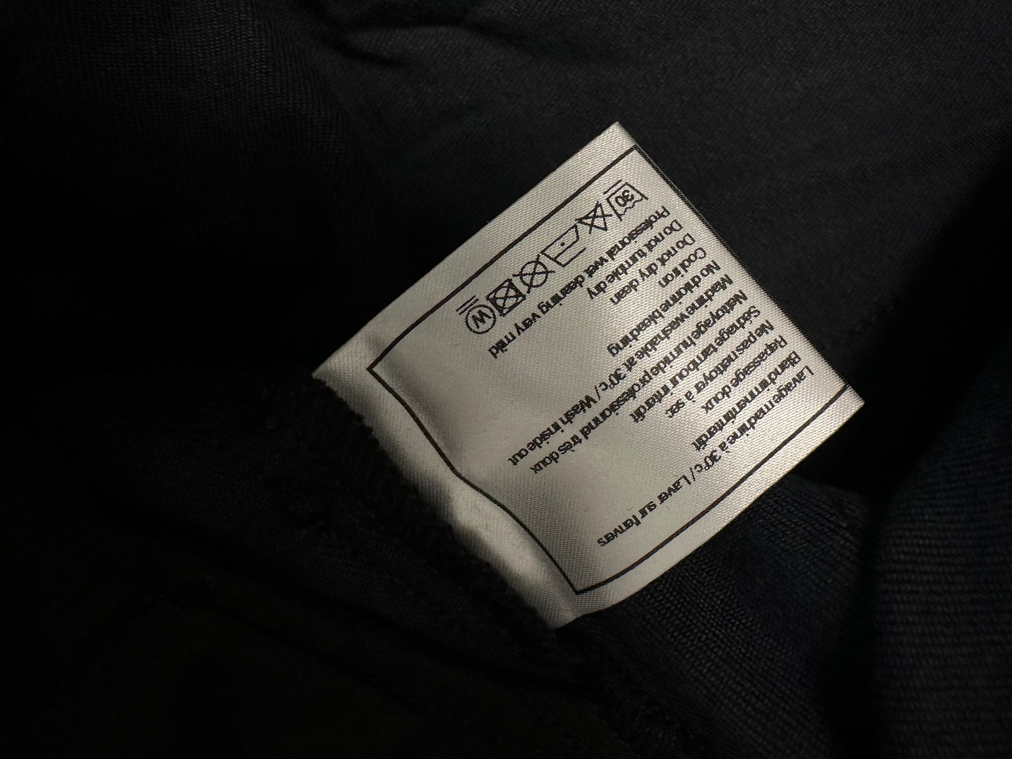 Chanel Employee Tiger CC Logo Button Straight Leg Jeans