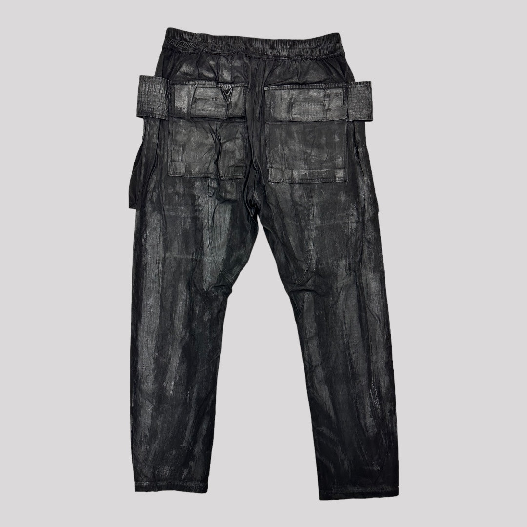 Rick Owens DRKSHDW Waxed Creatch Cargo Pants