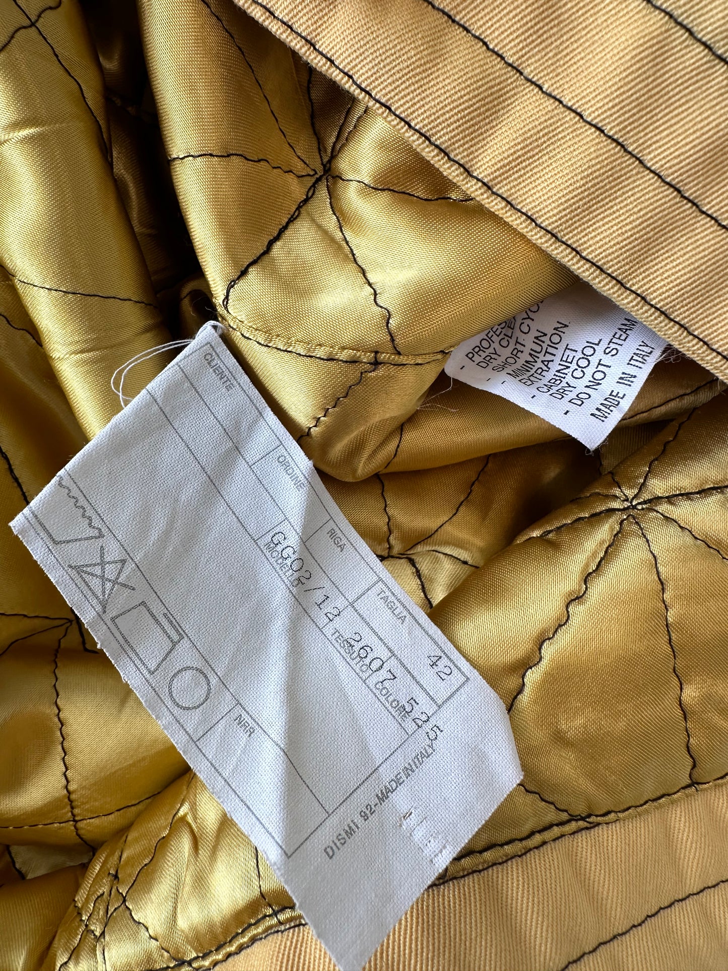 Versace VTG Leather Collar trench-coat